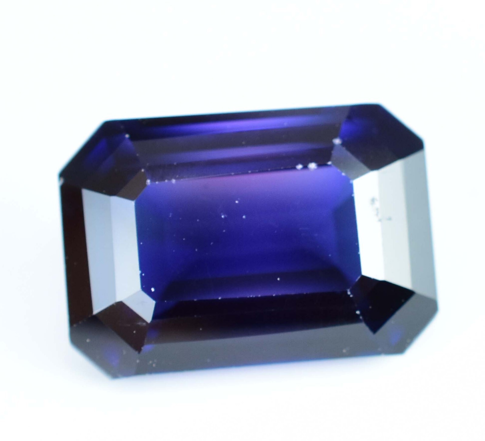 Natural Boysenberry Sapphire 19.40 Ct Treated Certified Octagon Loose Gemstone