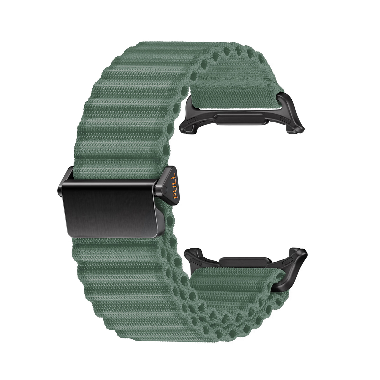 For Samsung Galaxy Watch Ultra 47mm Sports Nylon Braided Loop Strap Wrist Band