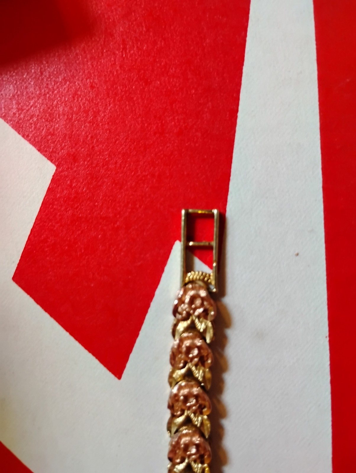 Geneve Classic 10 Kt Gold Watch Vintage YG W/ Rose Gold Beautiful & Working Rare