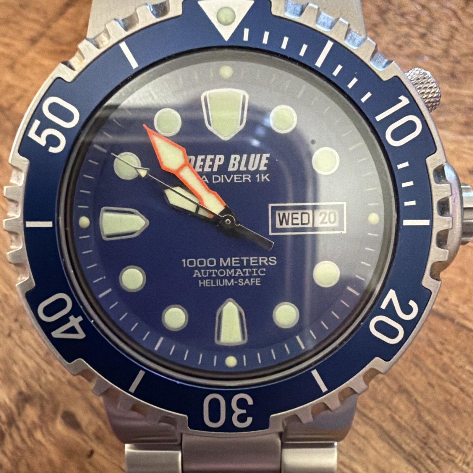 Deep Blue Sea Diver 1k-Automatic Boxed with inst book
