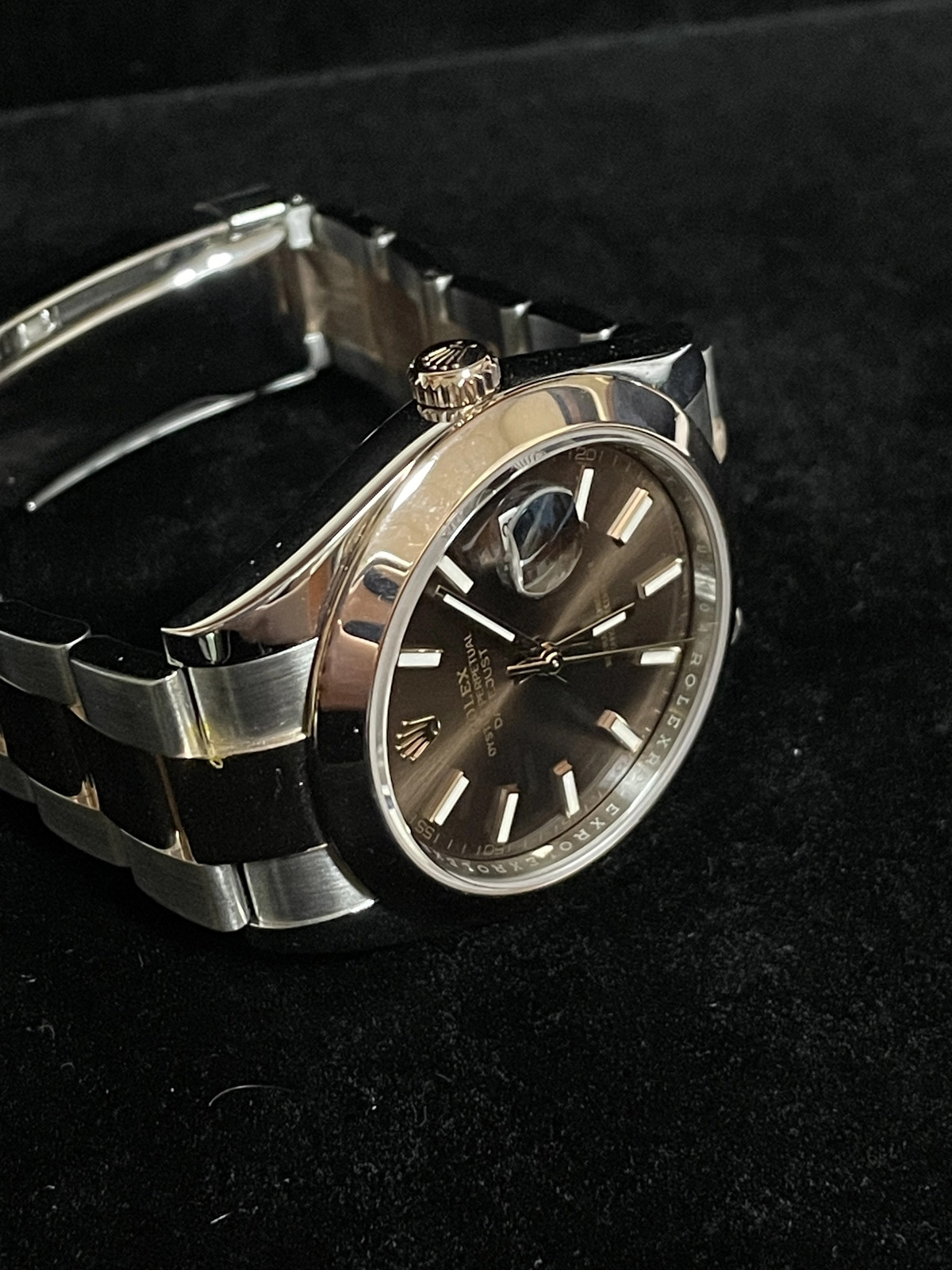 2025 Rolex Datejust 126301 Chocolate Stick Dial TT Oyster No Papers 41mm