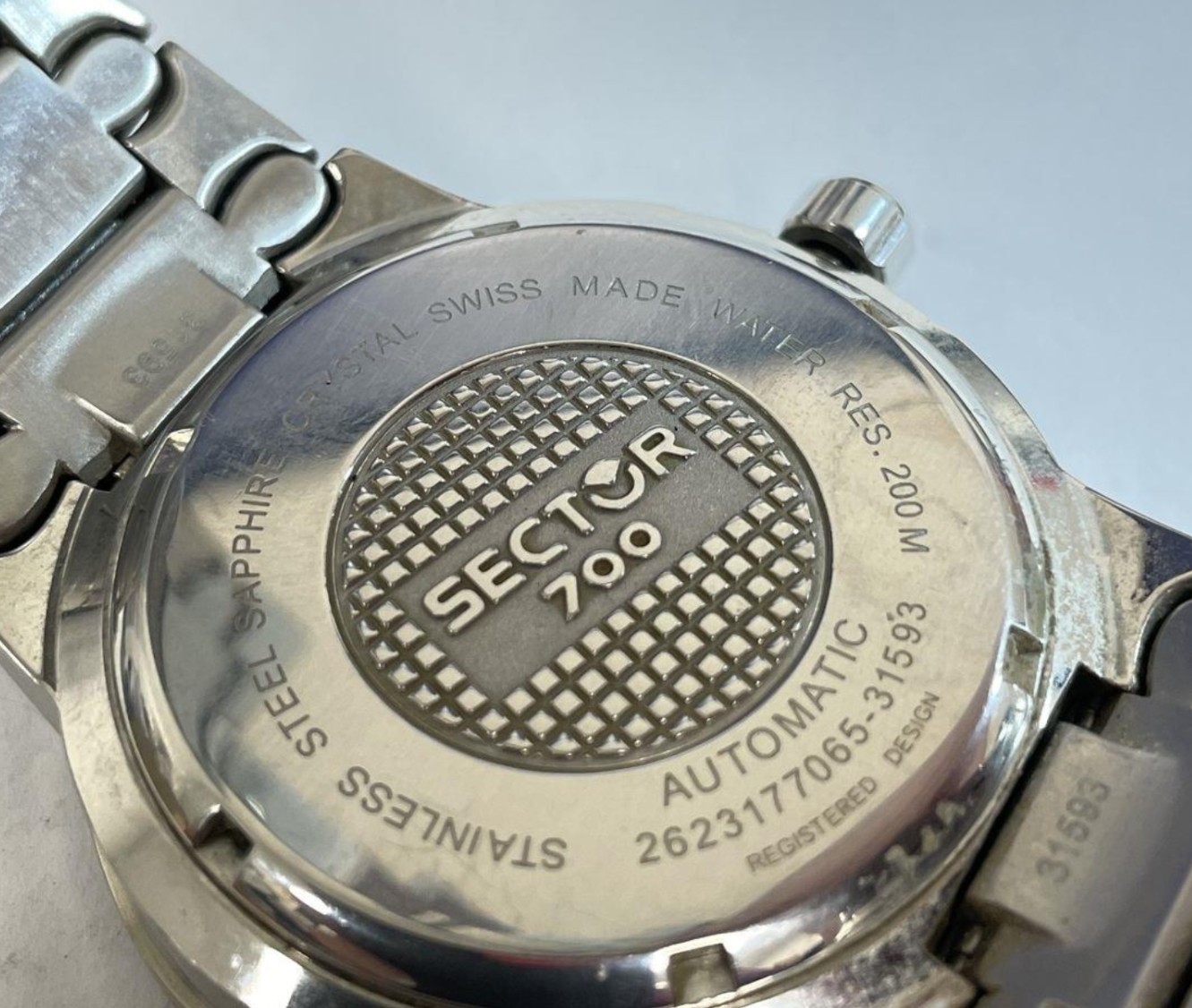 Sector 700 Automatic Swiss Made 200M Diver Watch Stainless Steel ETA Movement