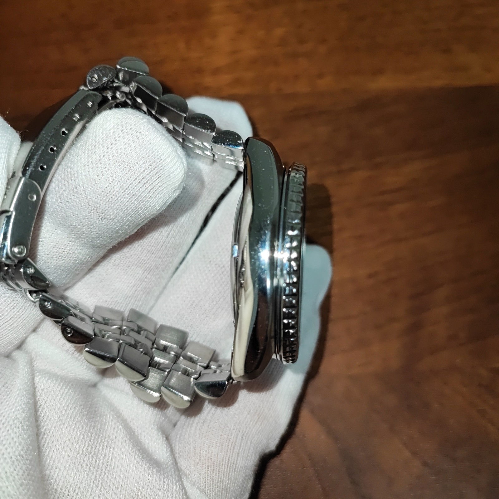 USED SEIKO Black Boy 7S26-0020 Automatic Genuine Jubilee Bracelet