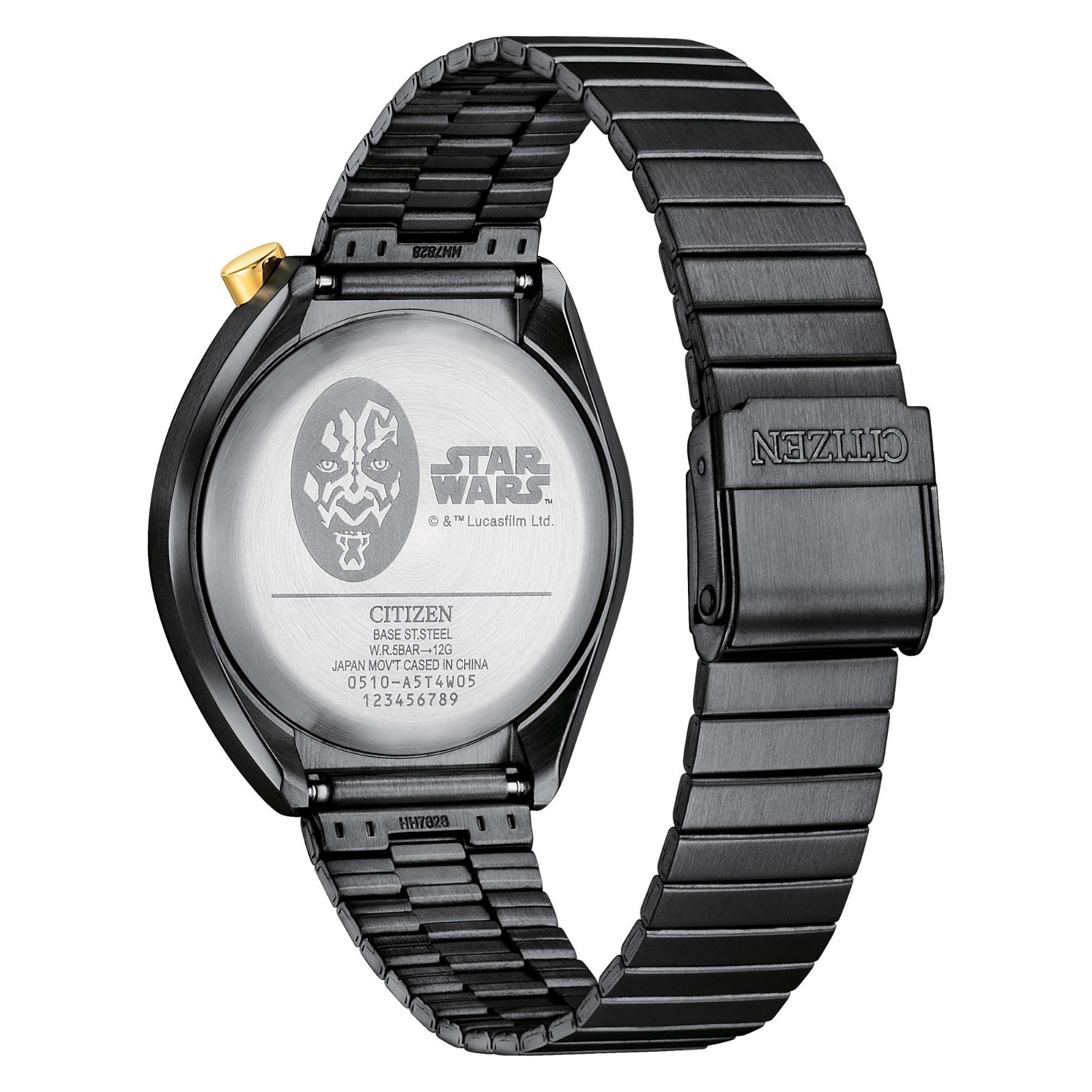 Citizen Men’s Watch Star Wars Darth Maul Tsuno Chrono Black Bracelet AN3668-55W