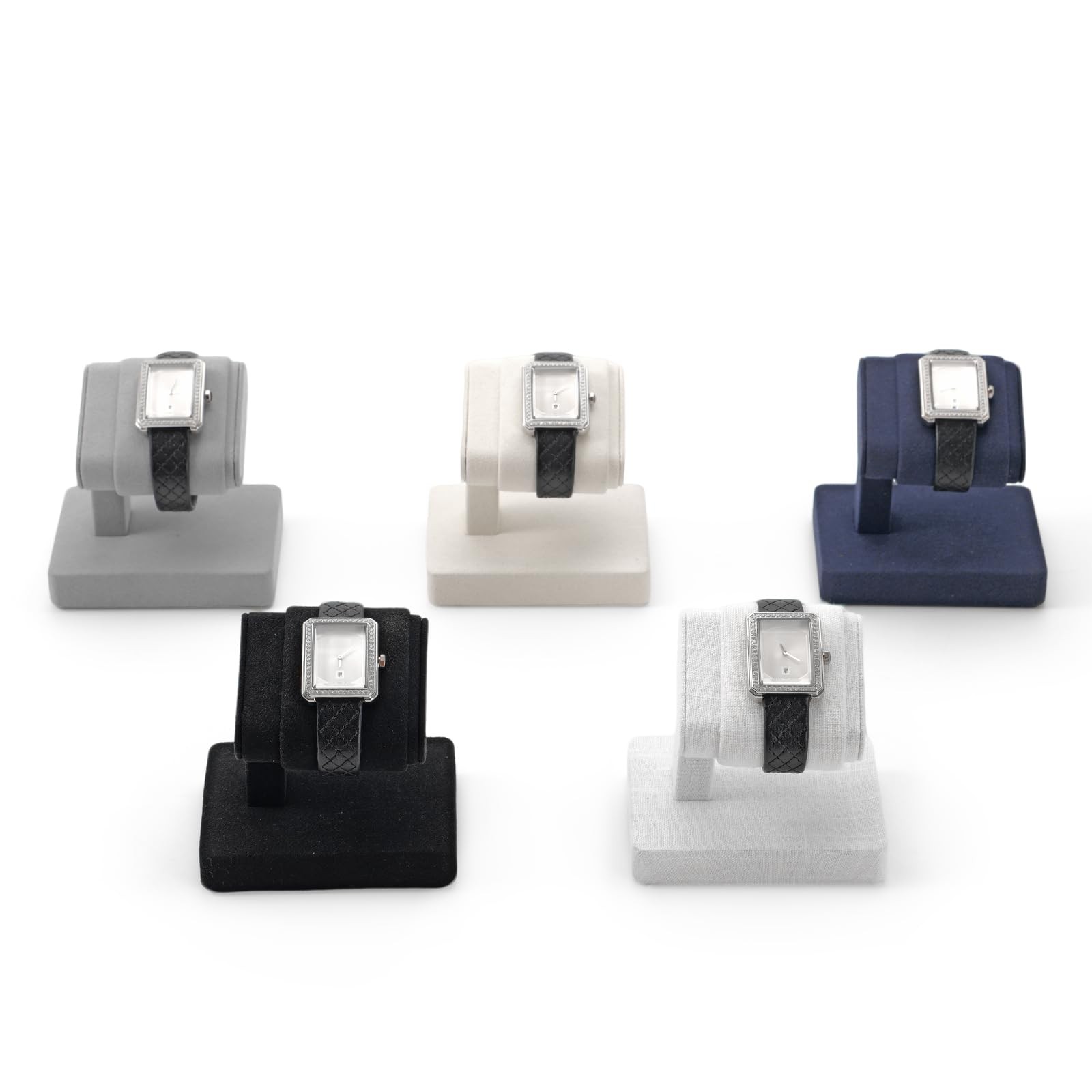 Papten Microfiber Watch Display Stand Tbar Watch Stand Holder Organizer For M…