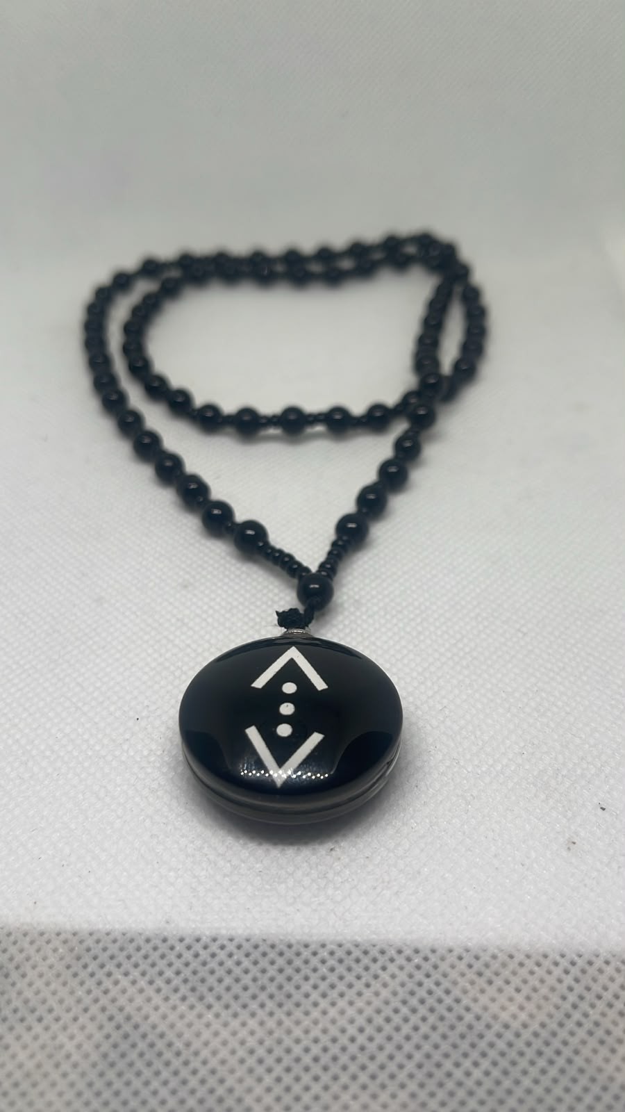 Black Beaded Necklace 36cm Pendant Choker Gothic Jewelry Fashion Gift