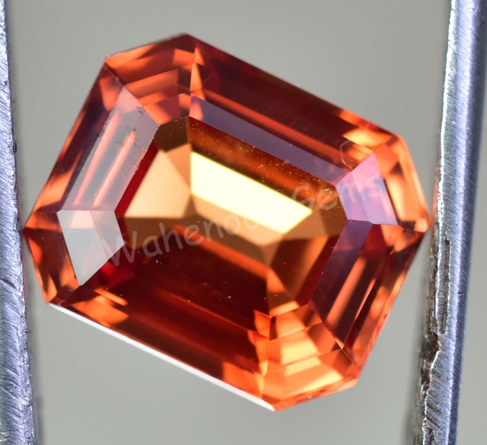 6.50 Ct Natural Mandarin Orange Spessartite Garnet Namibia Gemstone Certified
