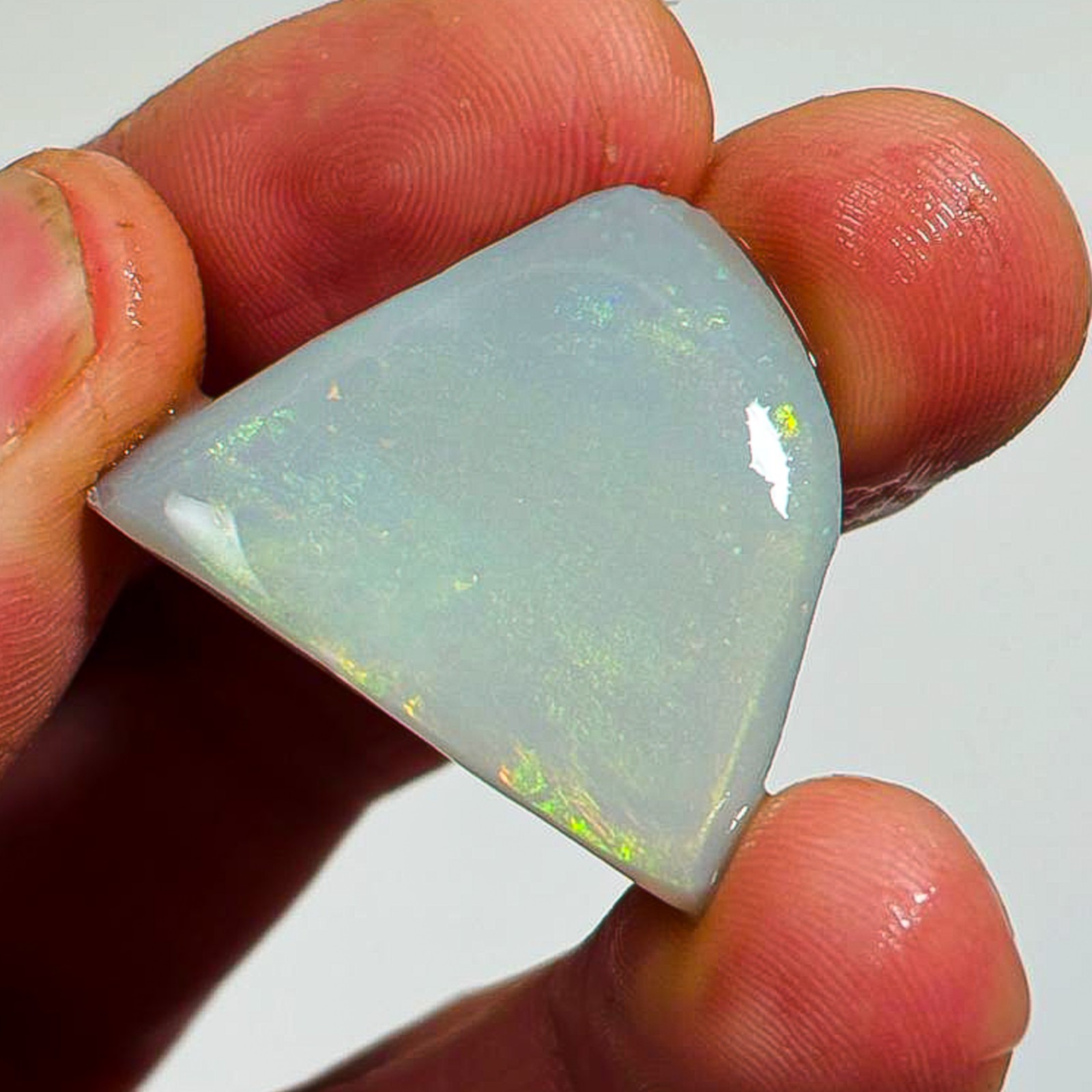 38.20 carat Lightning Ridge Opal dark base Rub Australian Rough OPL270 Opal UK