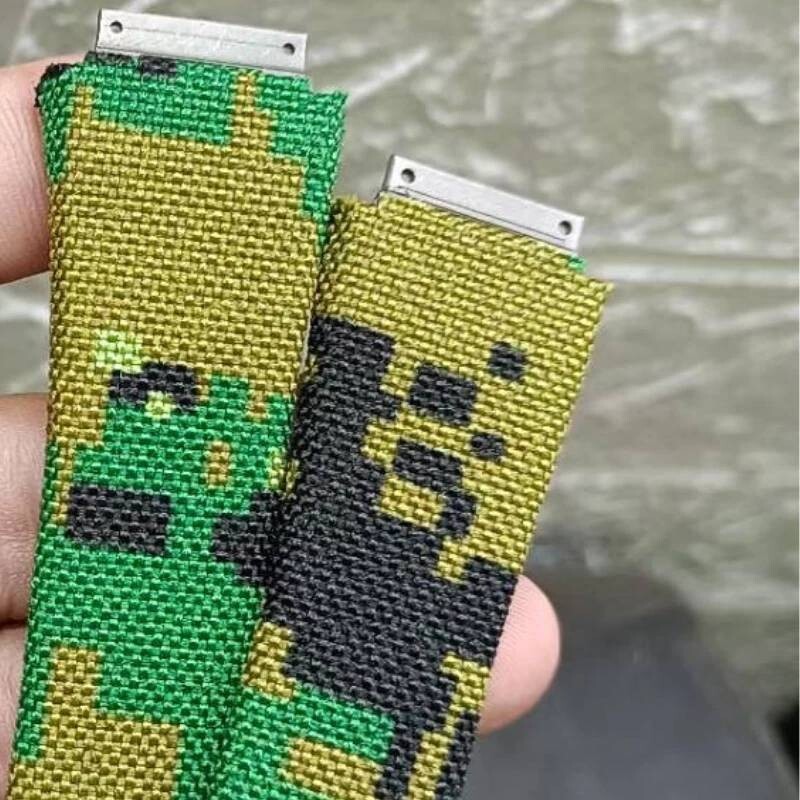 Customized Camouflage Nylon Watch Band Strap Fits Richard Mille RM11 RM030 RM055