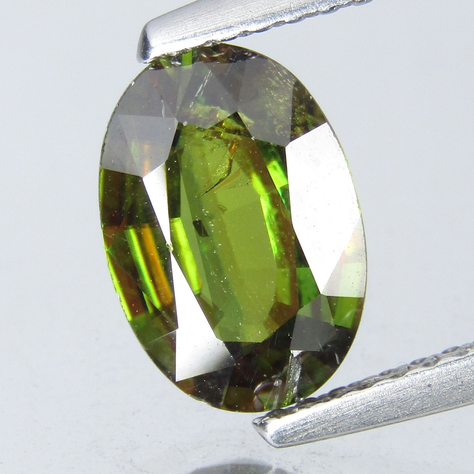 1.66Cts Natural Genuine Firing Sphene Titanite Oval Shape 9.5×6.5mm Loose Gem