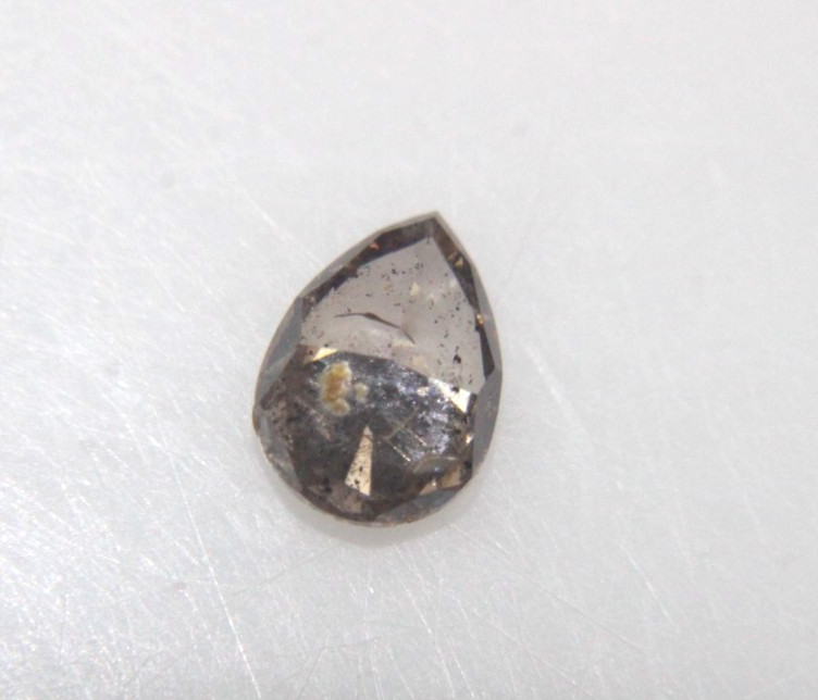 0.50Cts Pear Shape Champagne color Solitaire Diamond 5.97×4.30×2.74MM