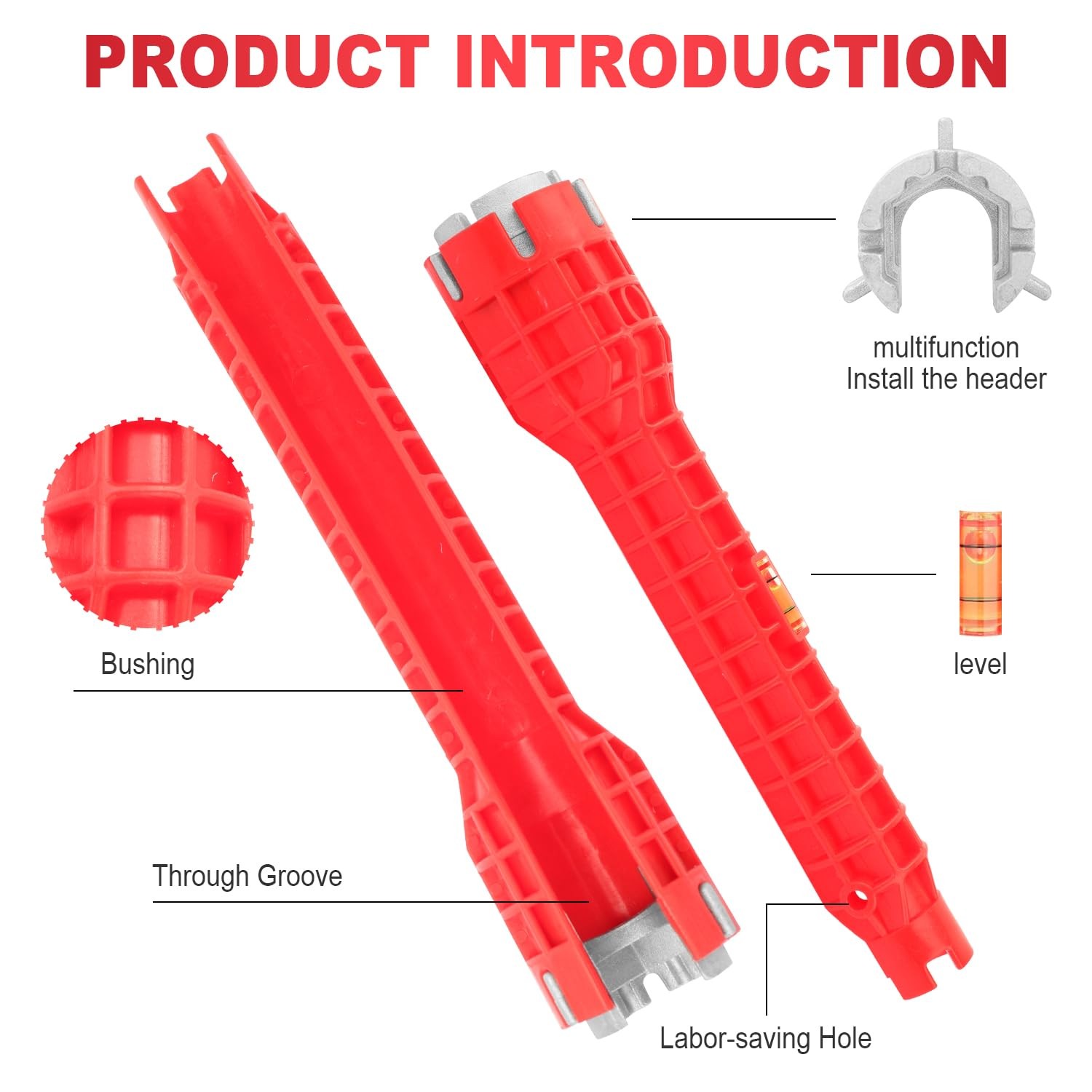 Aulpq 14-in-1 Faucet and Sink Installer Tool, Multi-functional Plumbing…