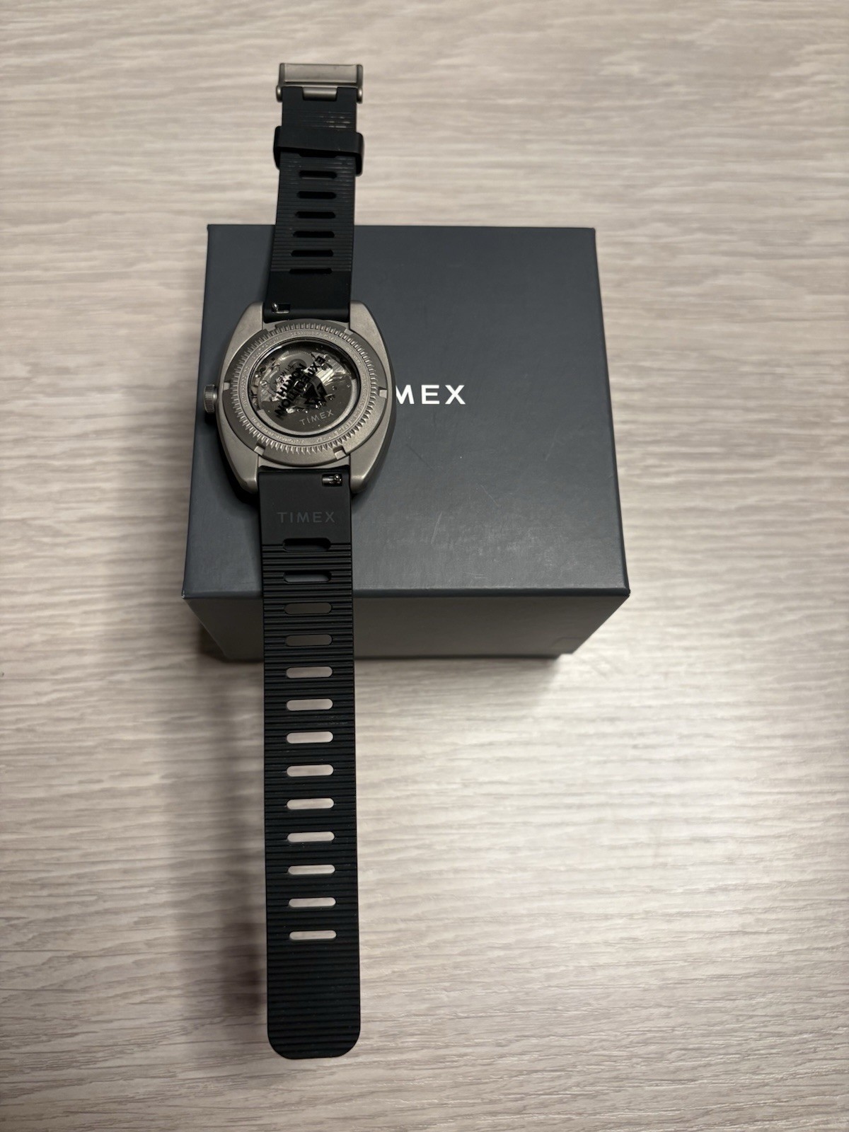 Timex Expedition Automatic GMT Titanium 41mm Black Dial 200m Watch w/ Box