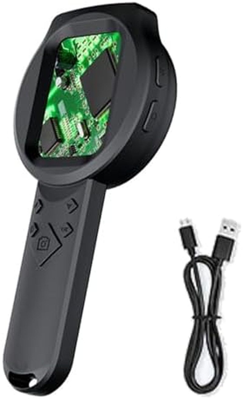 1000X Magnifying Glass Handheld Digital Magnifier with 3 Light Sources 2.8In IPS