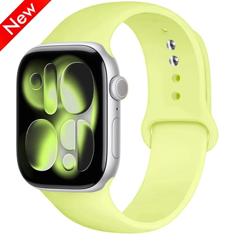 Sports Silicone Strap Watch Band For iWatch Series 11 10 9 8 7 6 SE 5 4 Ultra 3