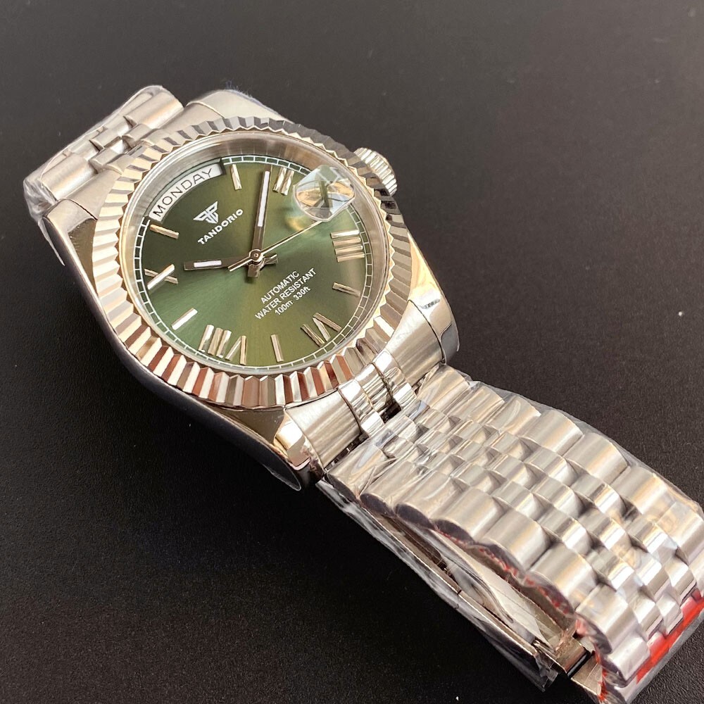 Tandorio 36mm/39mm Sapphire Glass Sunburst Dial 20ATM Japan NH36 Auto Men Watch