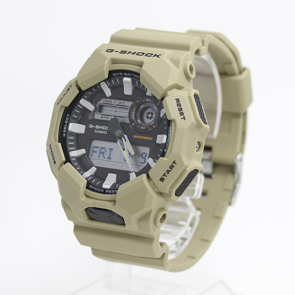 CASIO G-SHOCK GA-010-5A GA-010 GA Quartz Analog & Digital Khaki Beige