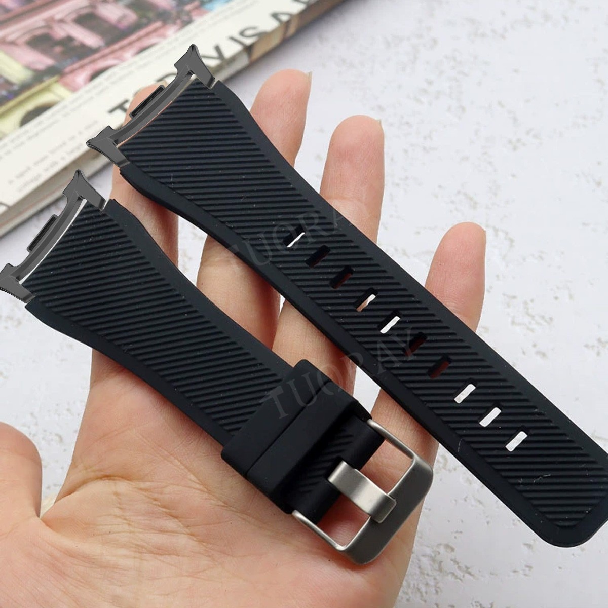For Samsung Galaxy Watch 8/8 Classic/Ultra 47mm Silicone Band Strap Wristband