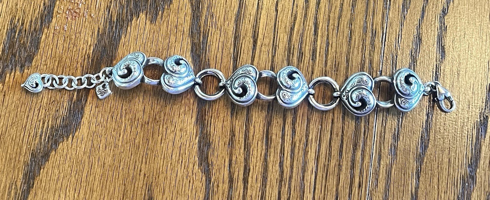 BRIGHTON Penelope Heart Bracelet Retired Design 7-8.5″