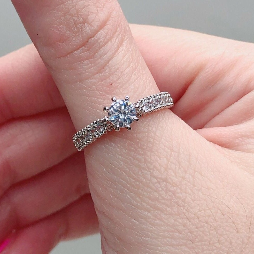  Adjustable Diamond Ring Free UK Delivery New