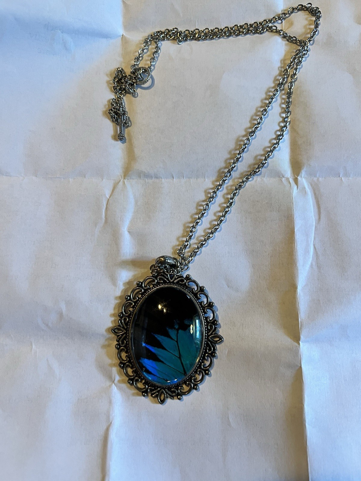 Chrysalis Butterfly Necklace