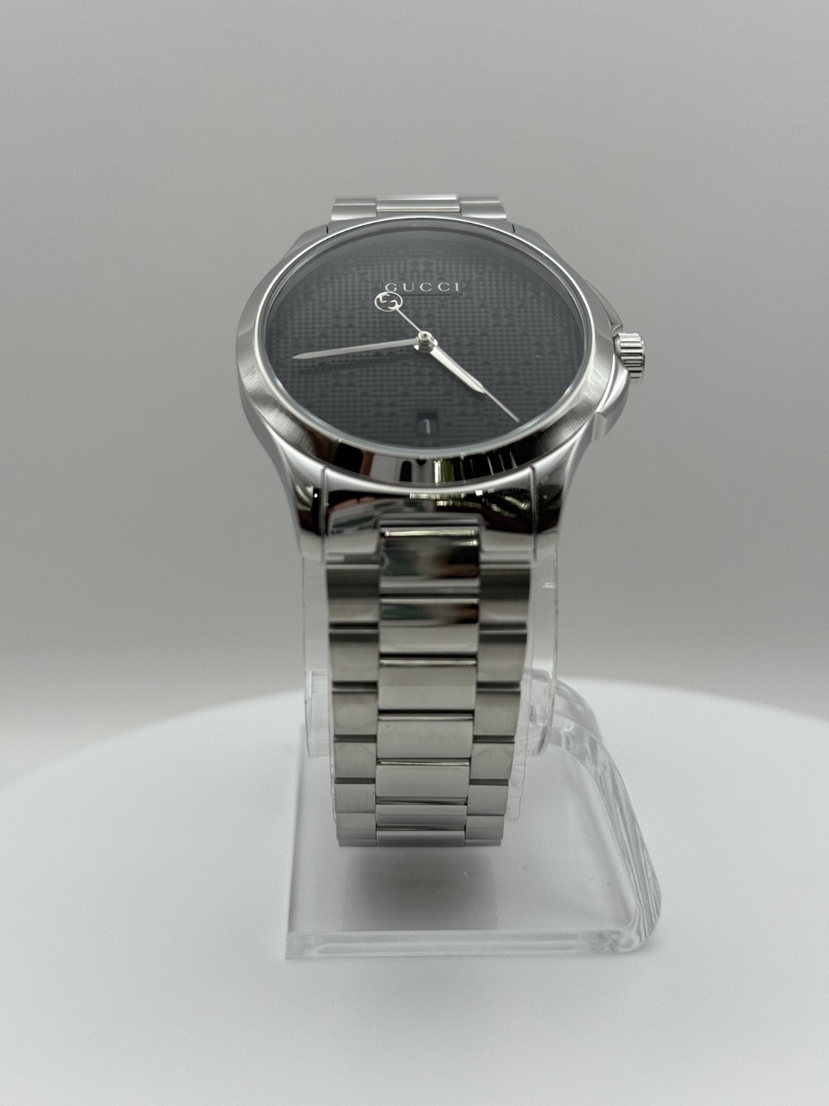 Versace VERD00318 Palazzo Empire white gold Stainless Steel Swiss Watch 43mm.
