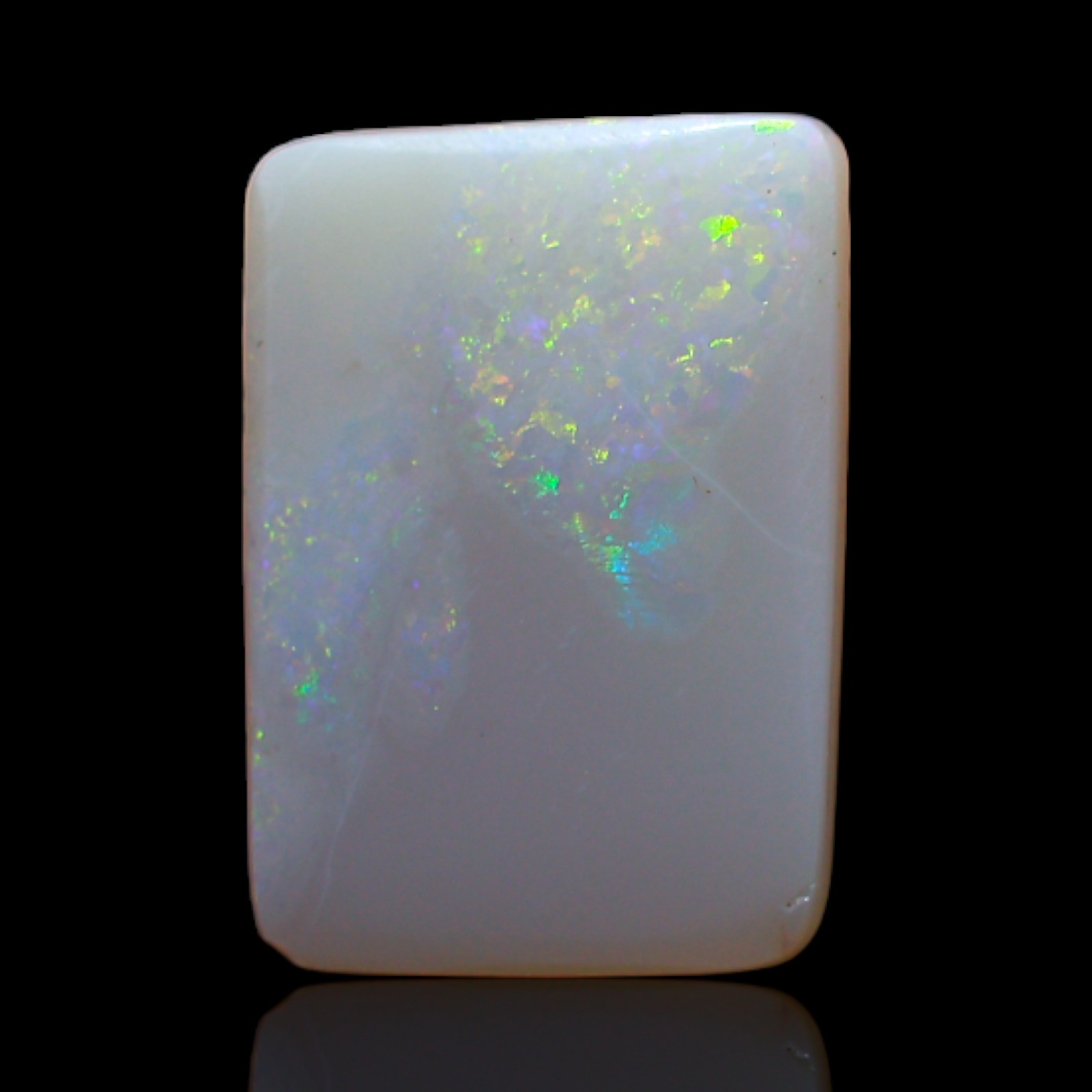 2.85 Cts Natural Square Fire Opal Cabochon Handcrafted Pendant Making 11x7x3 mm