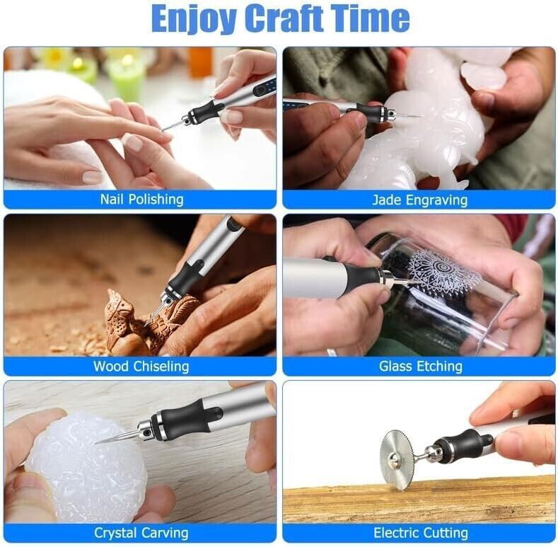 Engraving Pen with 33Bits Electric Cordless Rotary Tools Professional Engraver