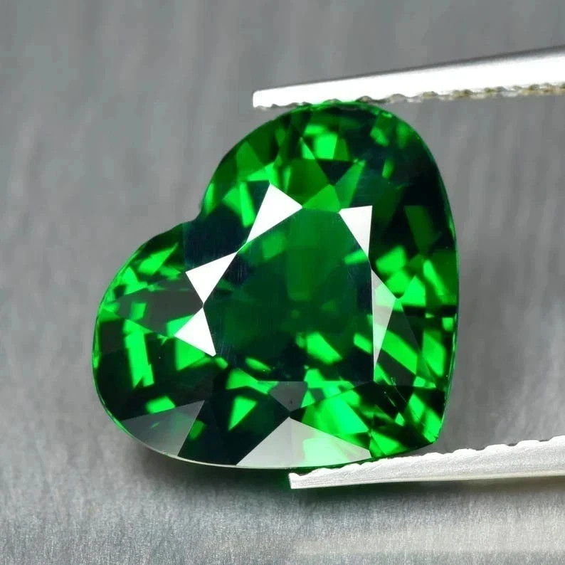 10 Ct Natural Colombian Green Emerald Cut Certified Loose Gemstone