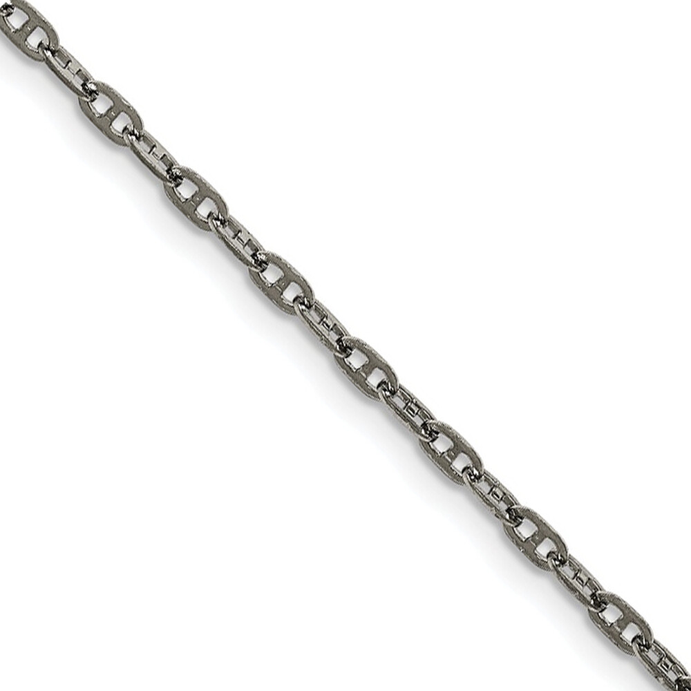 2.75mm Stainless Steel Anchor Chain Necklace