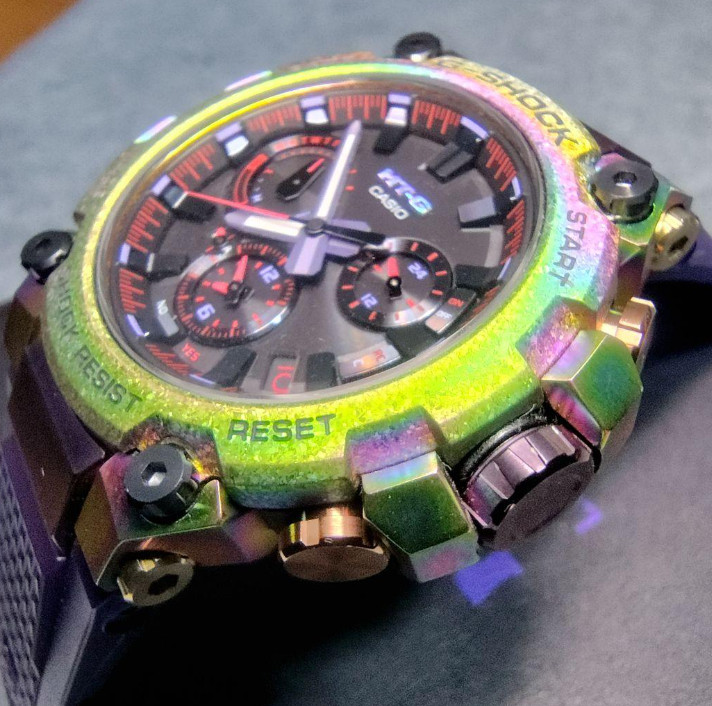 CASIO G-SHOCK MT-G MTG-B3000PRB-1AJR Aurora Oval rainbowIP Bluetooth Atomic