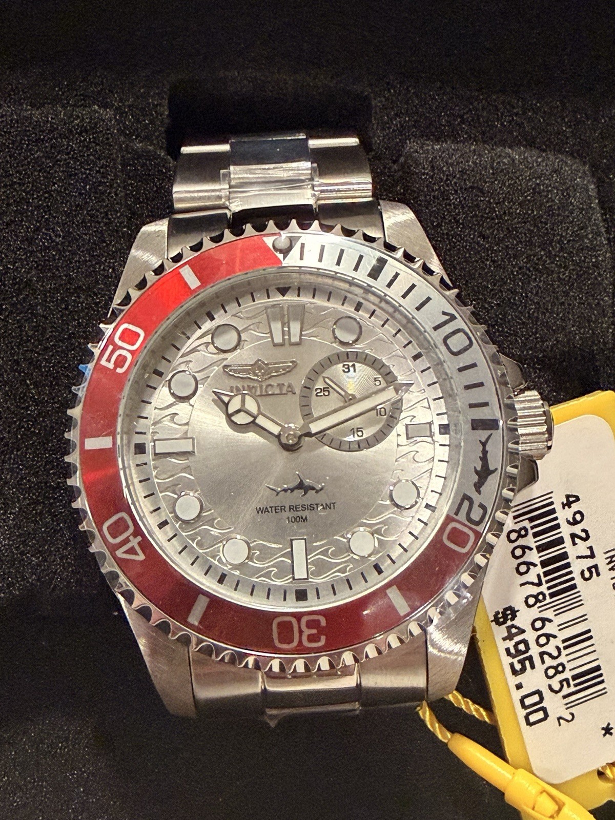 INVICTA Pro Diver Men 43mm Stainless Steel Steel Silver dial VD72 Quartz 49275