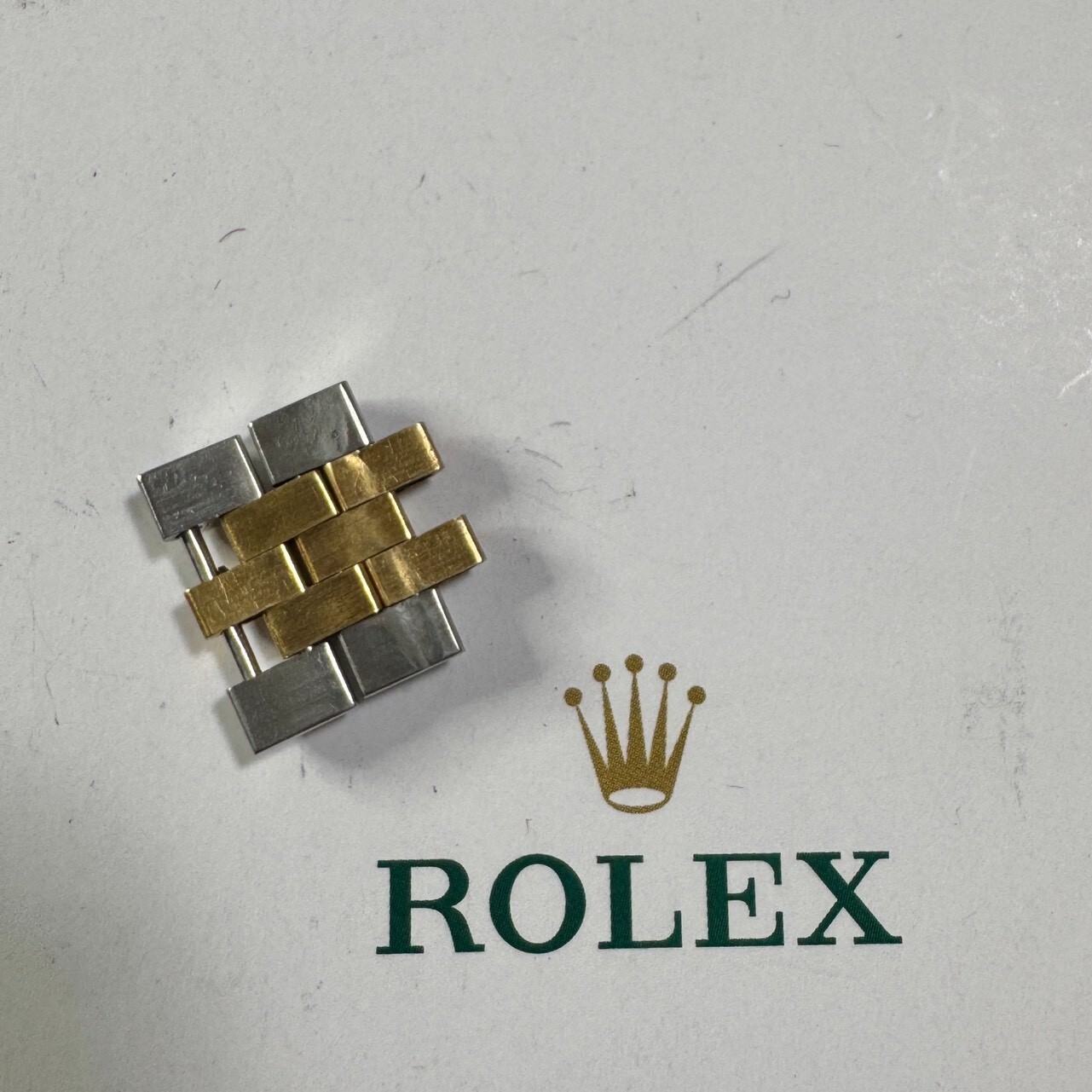 ROLEX 2Link for DATEJUST 16233 16013 YG×SS 15.5mm×6mm FZ8580