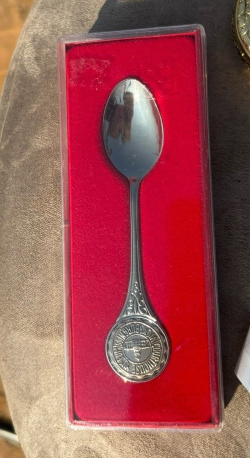 Silver Metal Spoon Mixed Lot Collectible, Single Piece (1)
