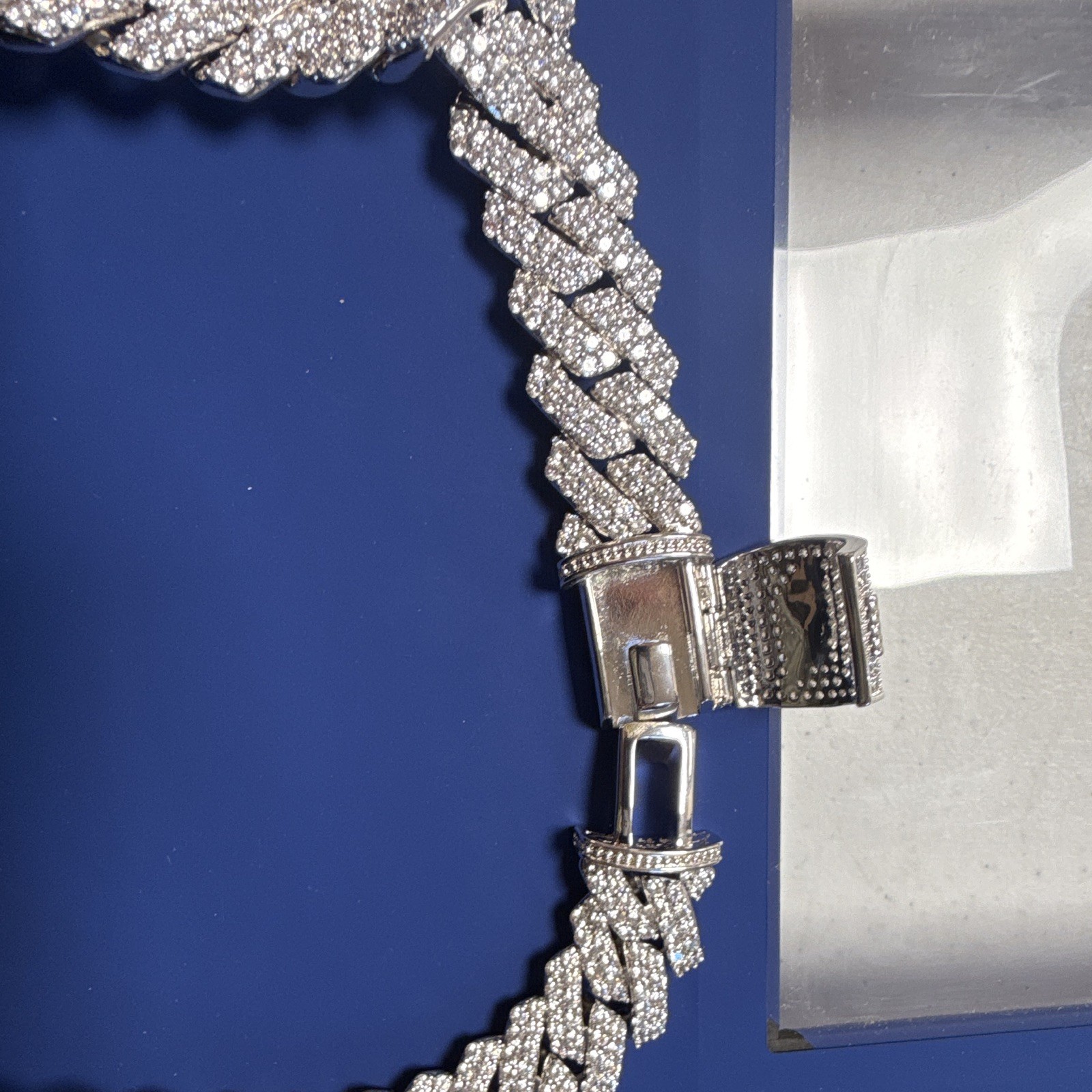 GLD x Bud Light NFL Men’s Cuban Link Chain Necklace Can Charm Pavé Signed