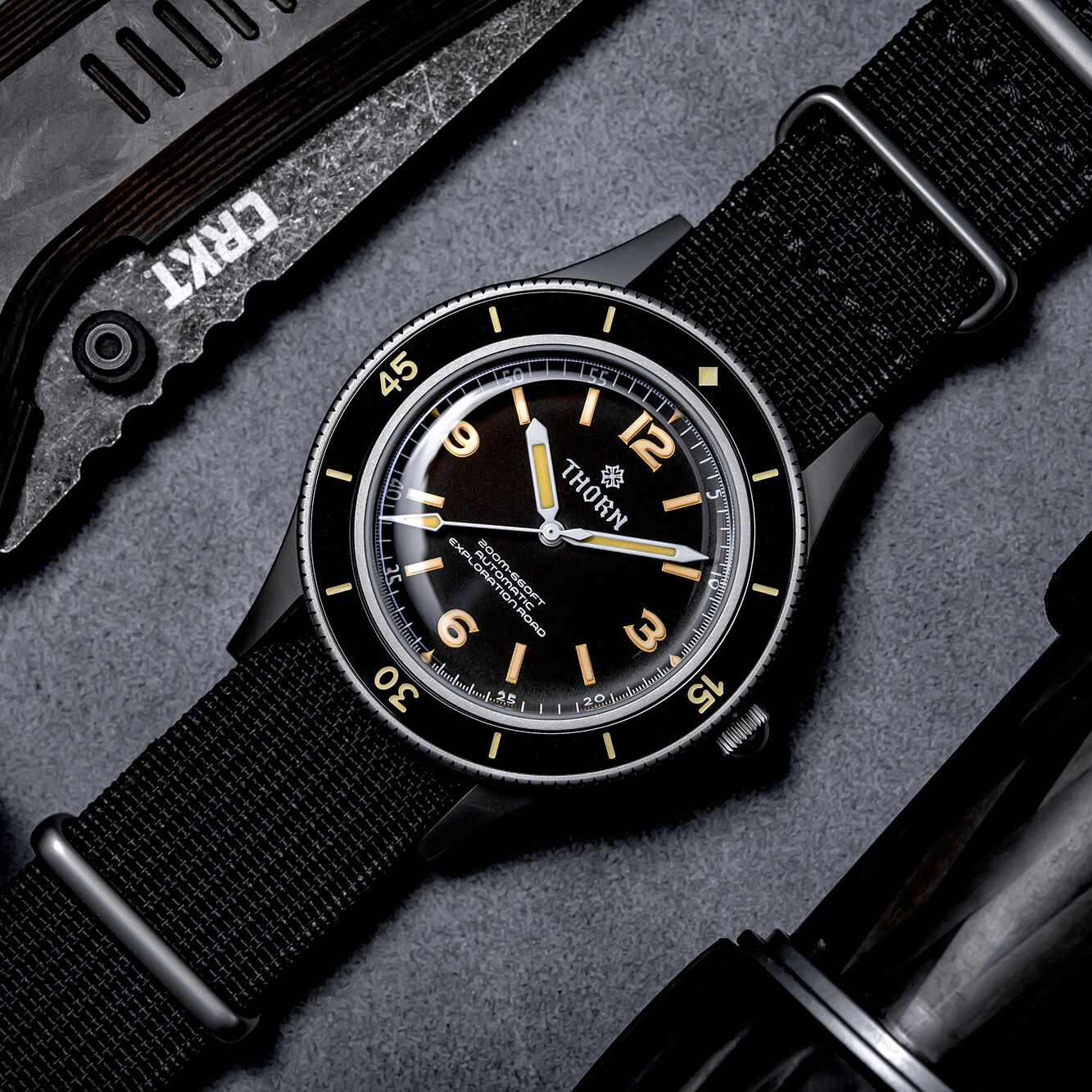 THORN Fathoms Fifty Ceramic Bezel NH35A Diver 200M Automatic Watch 316L 40mm C3