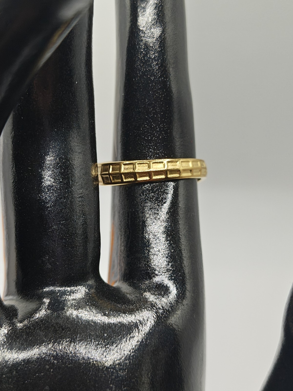 18K Gold Plated 304 Stainless Steel Beach Seahorse Adjustable Bypass Ring Size 7