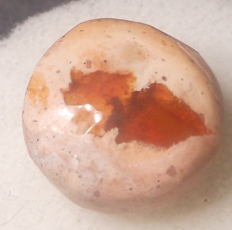 14.30ct Mexican Fire Opal 15.7mm x 15mm x 9.1mm