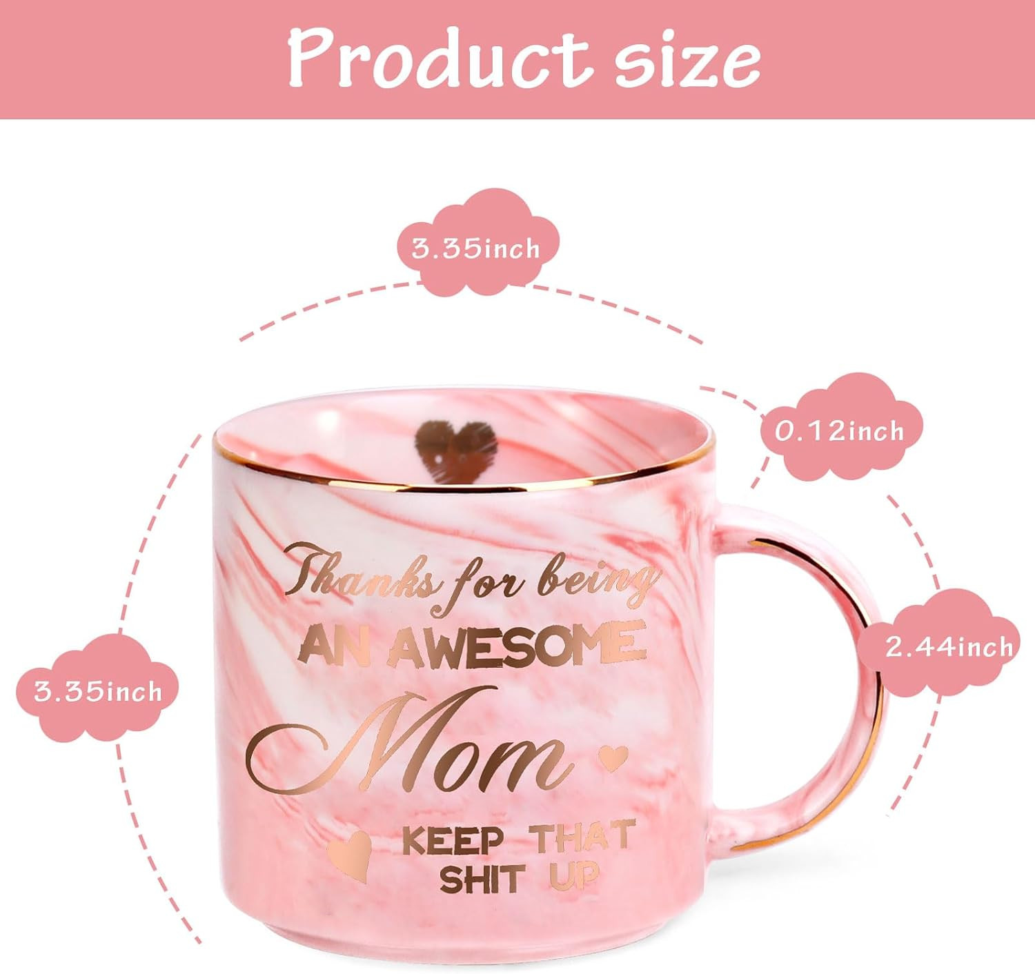 Mothers Day Mom Gifts for Mom Wife from Daughter Son, Valentines Galentines D…