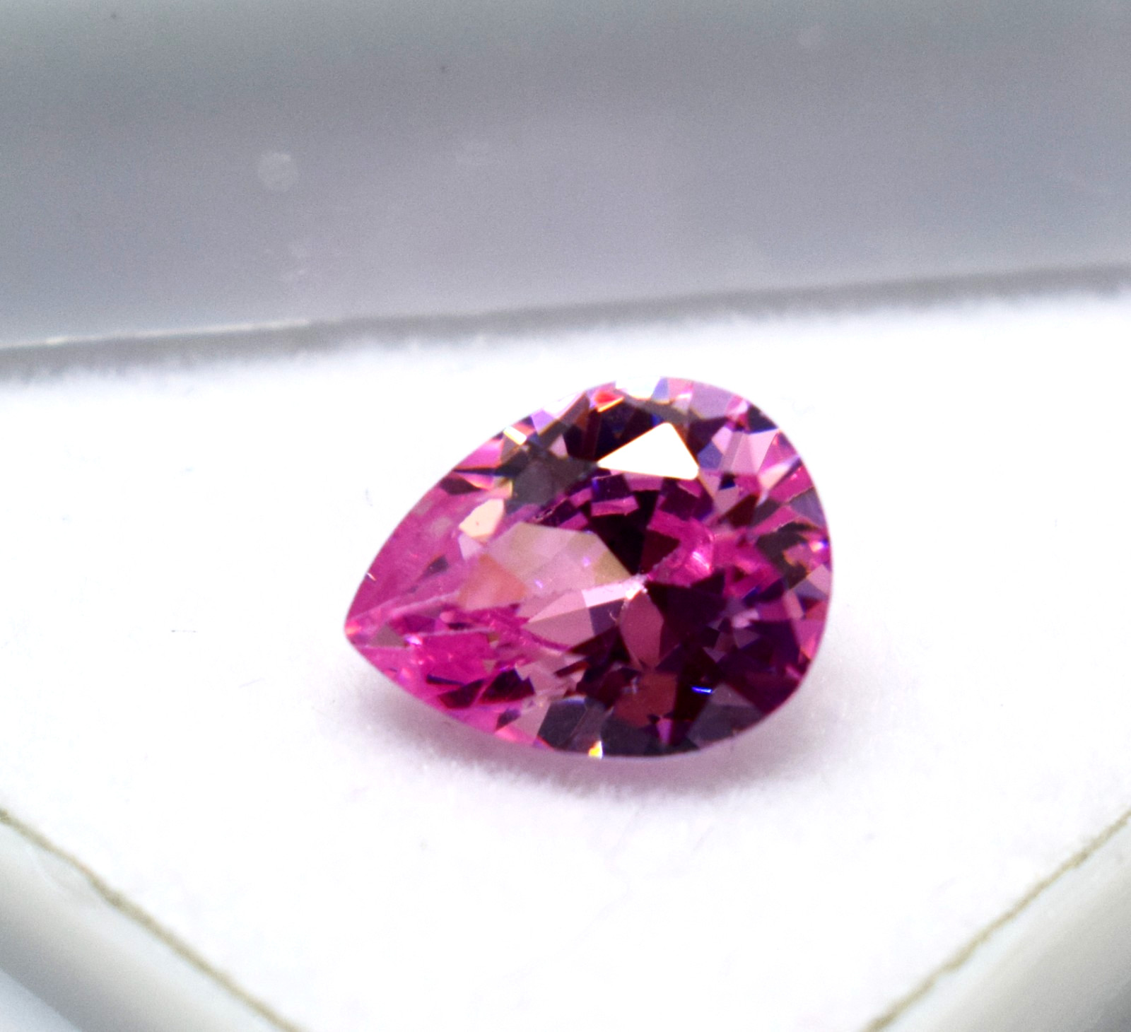 2.50 CT Natural Pink Sapphire Madagascar Pear Cut Certified AAA+ Loose Gemstone