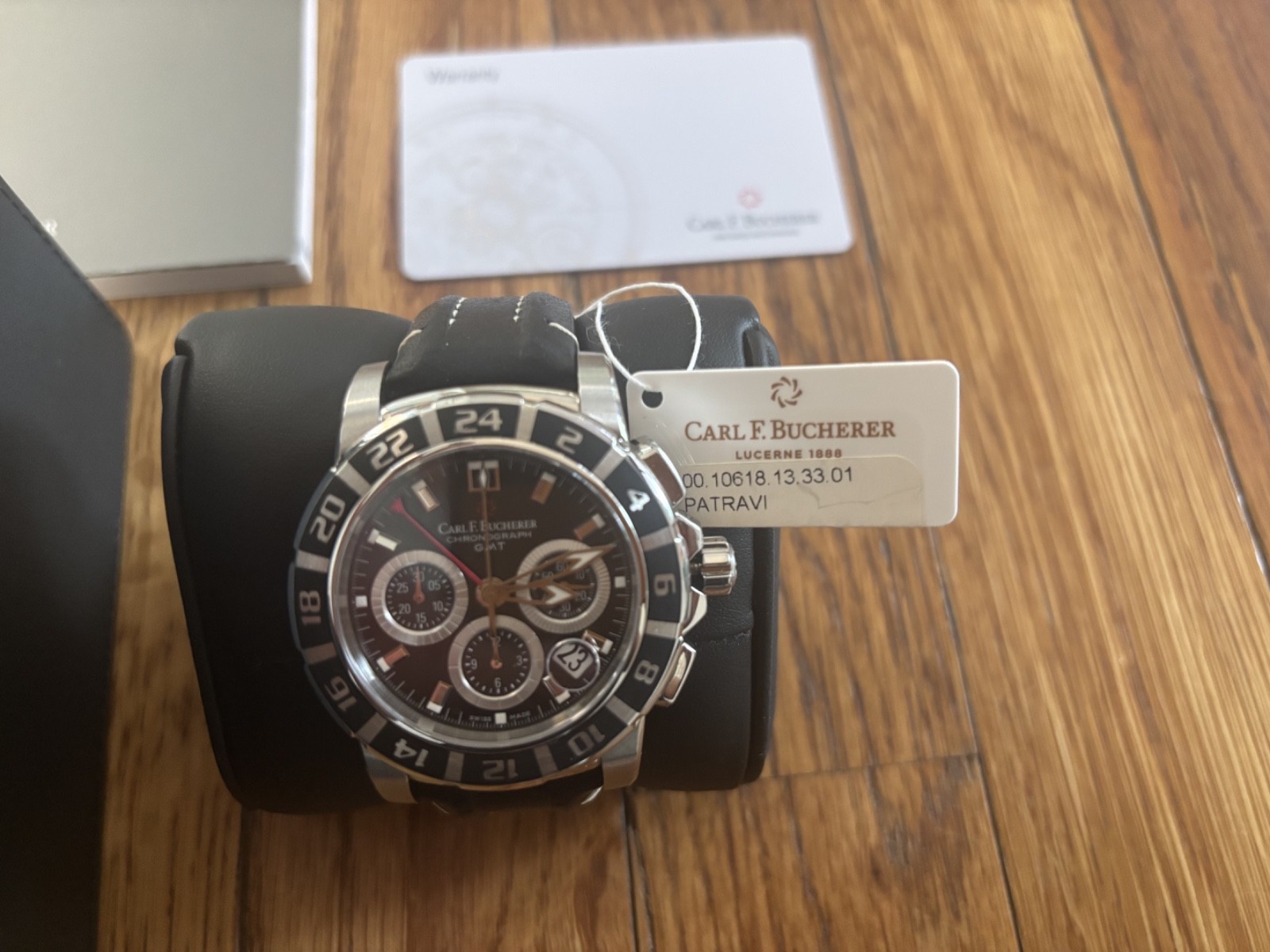 Carl F. Bucherer Patravi TravelGraph Automatic Chronograph GMT – NEW/UNWORN
