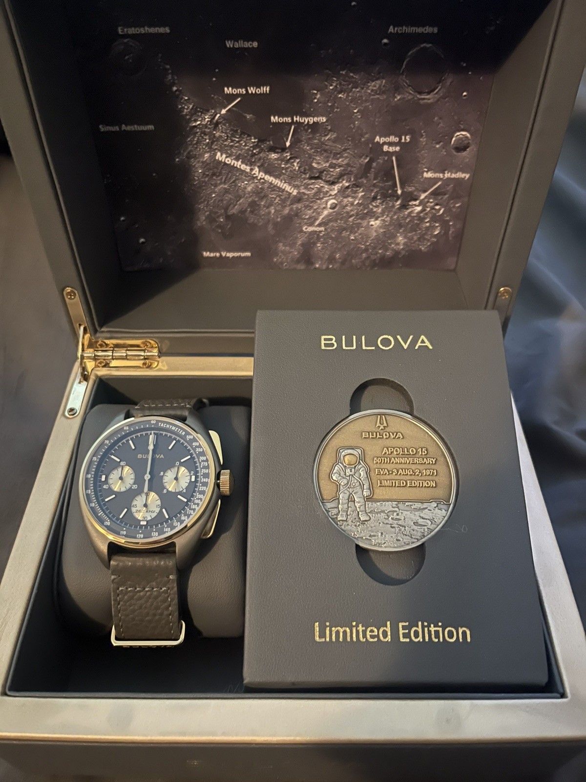 Bulova Luner Pilot Chronograph 50th Anniversary Apollo Limited Edition 1488/5000