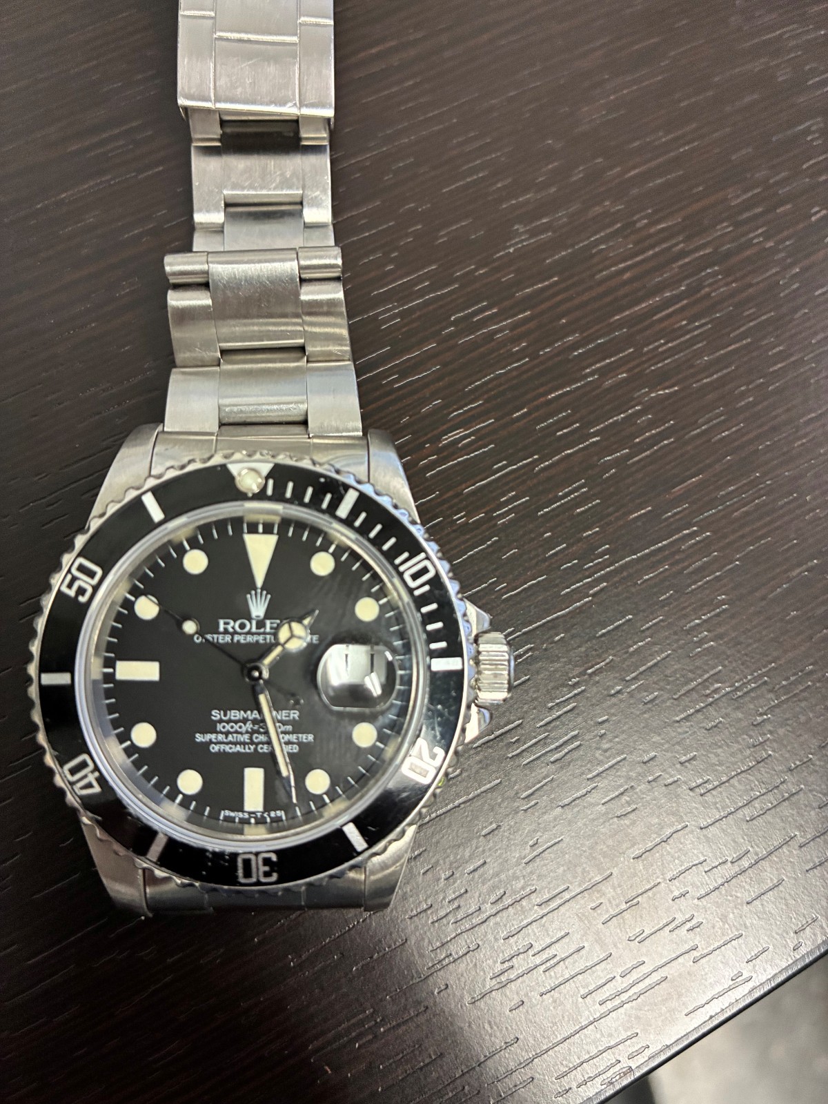 1983 Rolex Submariner 16800 Matte Dial 93150 Bracelet Cal 3035 Excellent