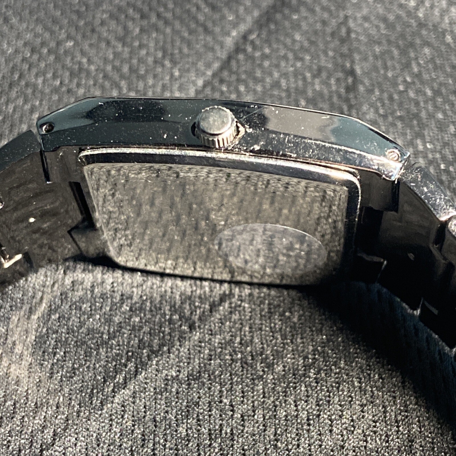 Sinobi Vtg 1996 Modernist Dial Watch Stainless Steel S919G Works