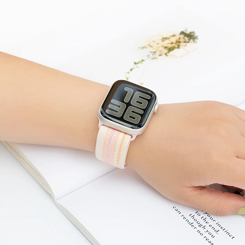 Nylon Sport Loop Band Strap for Apple Watch 11 10 9 8 7 6 5 SE 40-49mm Ultra 3 2