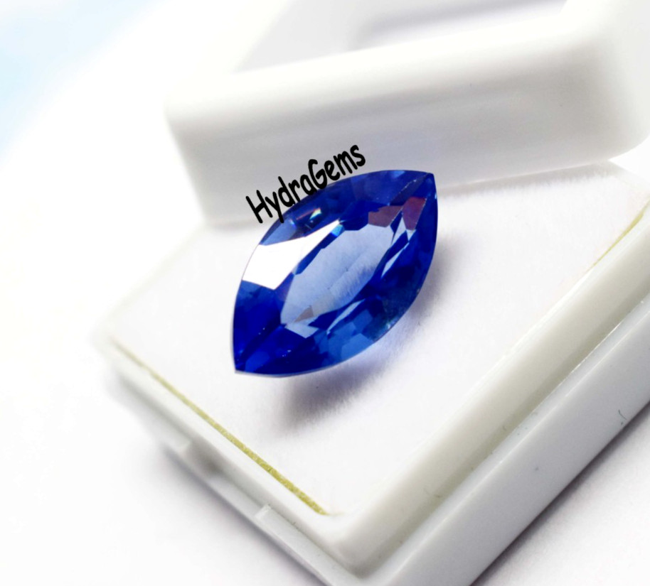 Madagascar Sapphire Gemstone 9.65 Ct Apx. Certified Marquise Blue Loose Gemstone