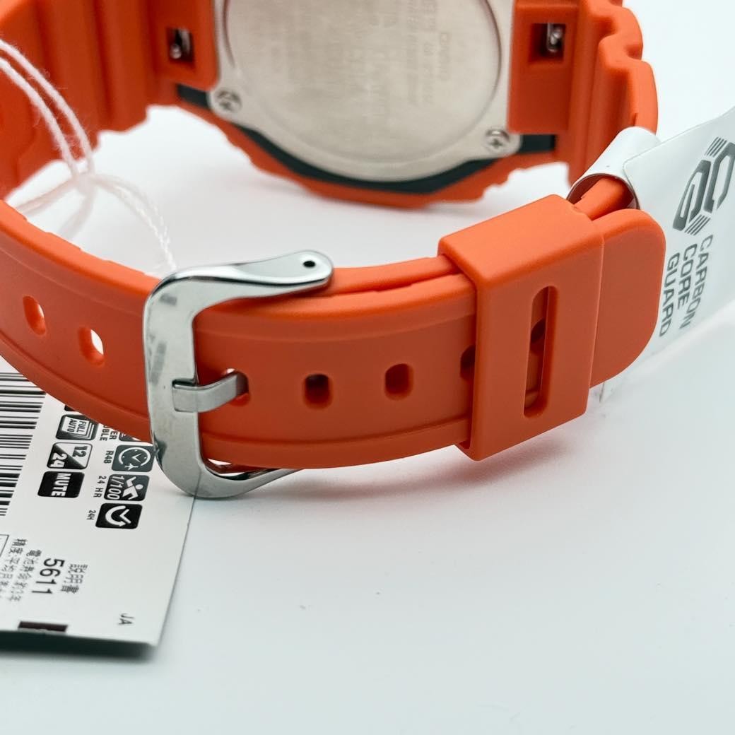 G SHOCK GA 2110SC 4AJF Watch Octagonal Bezel Orange
