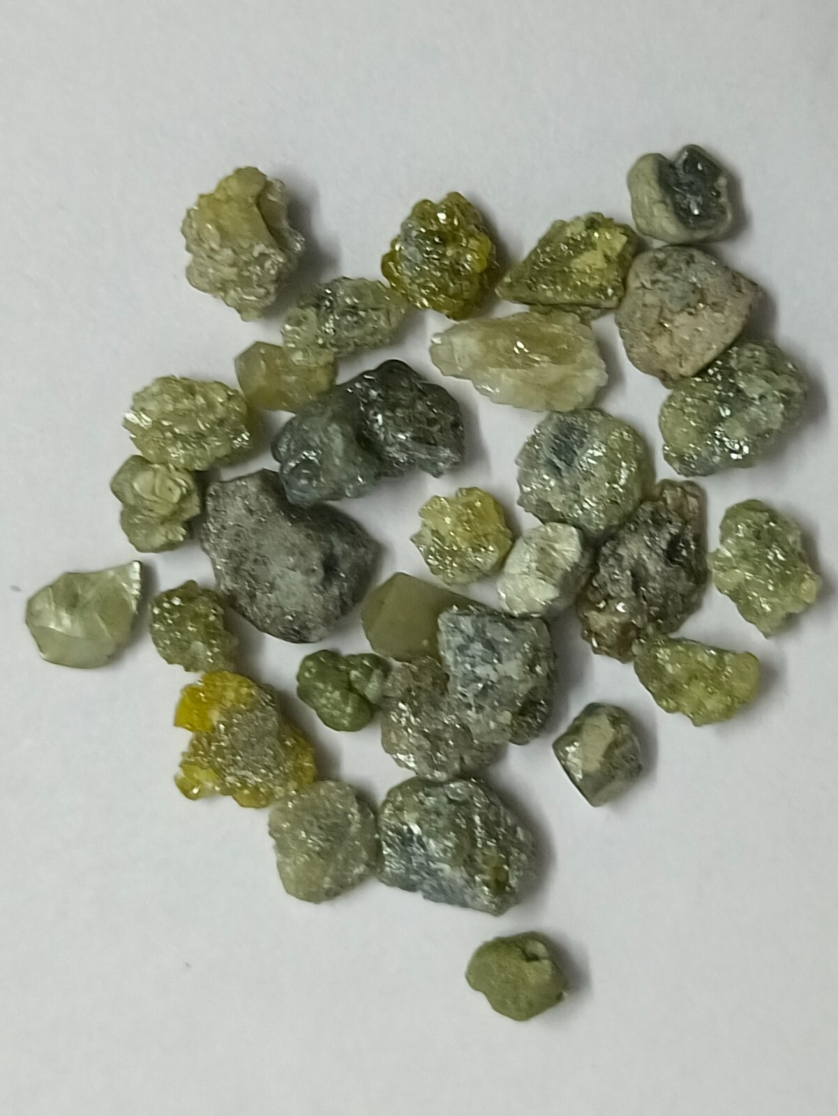 20.00 Ct Natural Rough Diamonds Lot 3–4 mm Raw Loose African Earth Mined Mineral
