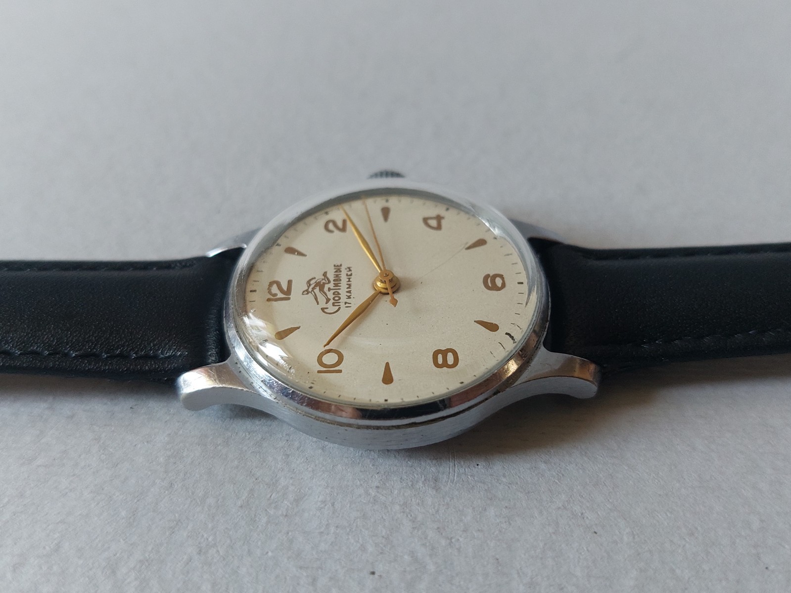 Sportivnye Stop-sec function 1956 1 МЧЗ Authentic USSR (Serviced,Oiled)