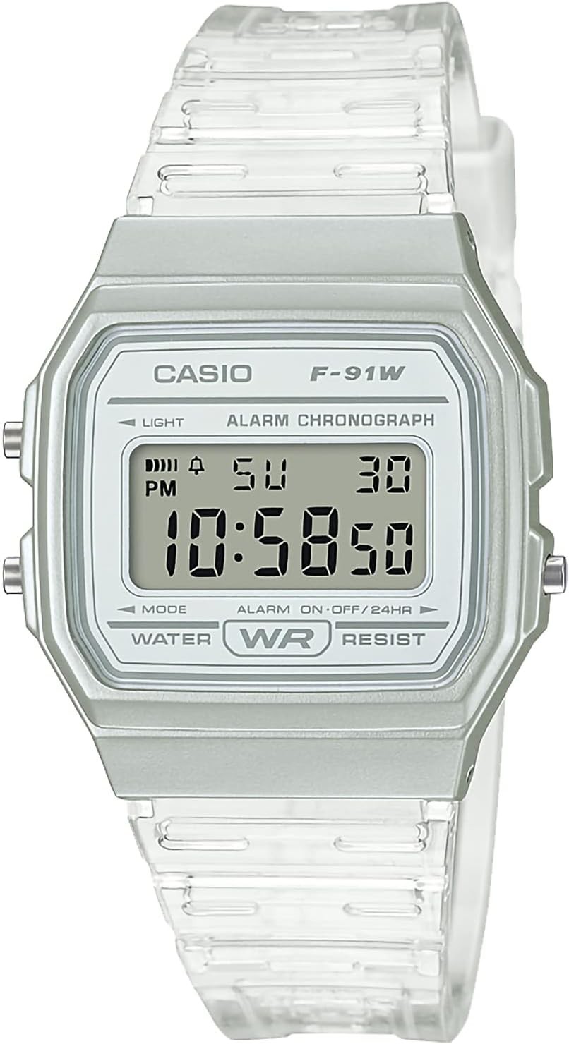 New Casio F-91WS-7JH Unisex Watch White Japan